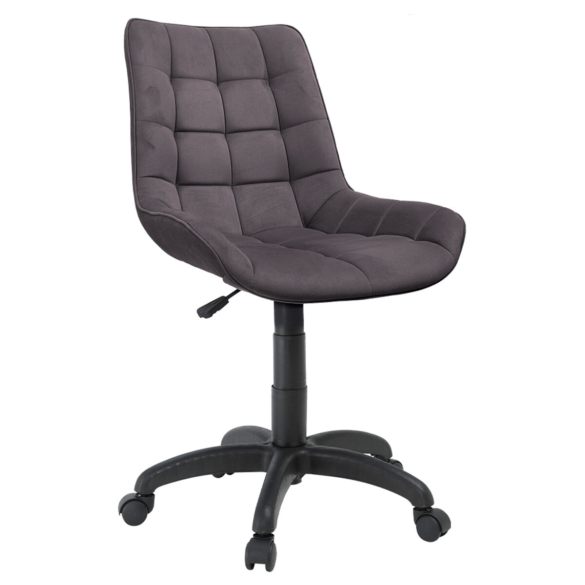 фото Кресло оператора Helmi HL-M21 "Felix", PL, ткань велюр, серый, пиастра