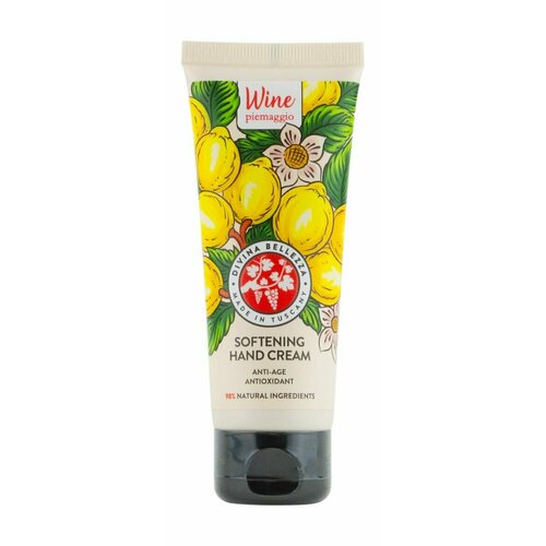 Деликатный смягчающий крем для рук на основе красного вина Divina Bellezza Gentle Softening Hand Cream