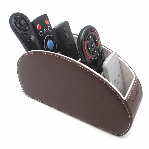 Подставка органайзер для пультов Home Comfort на 5 пультов, цвет коричневый