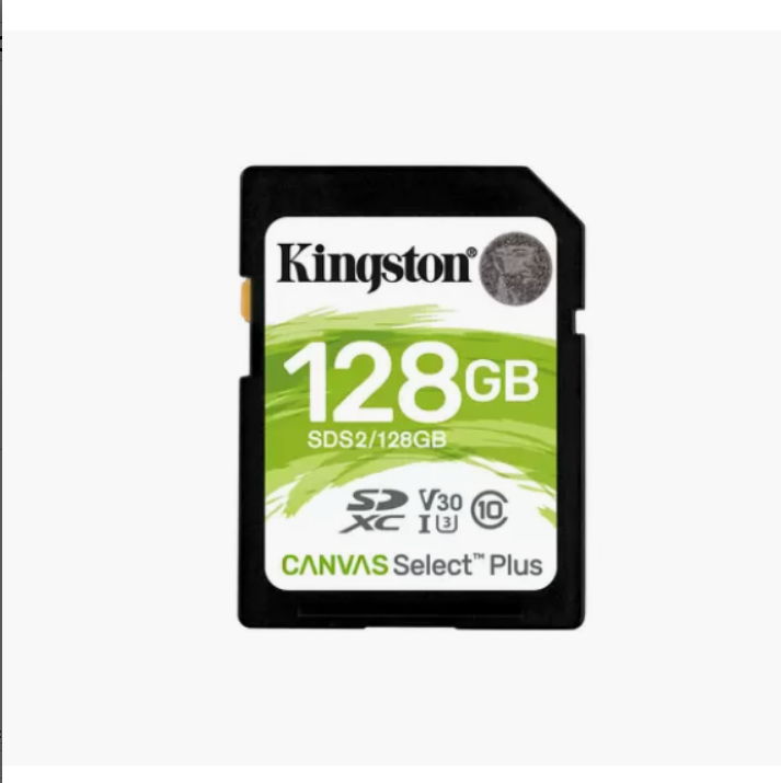 Карта памяти Kingston Canvas Select Plus SD