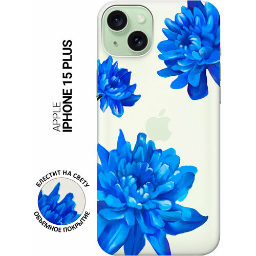 Силиконовый чехол на Apple iPhone 15 Plus / Эпл Айфон 15 Плюс с рисунком Amazing Asters силиконовый чехол на apple iphone 15 эпл айфон 15 с рисунком amazing asters soft touch черный