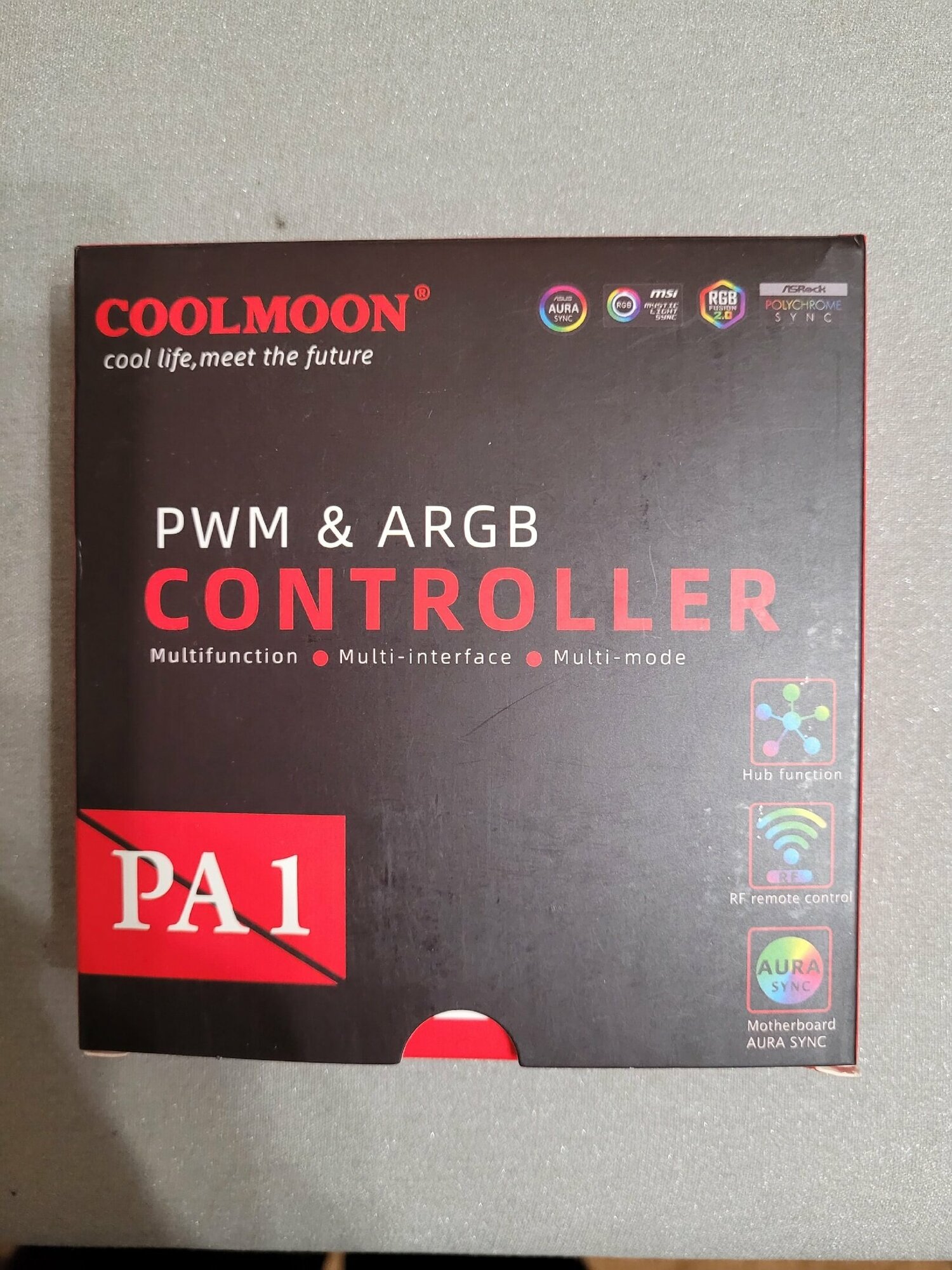 Хаб контроллер A-RGB подсветки и PWM Coolmoon с пультом дистанционного управления