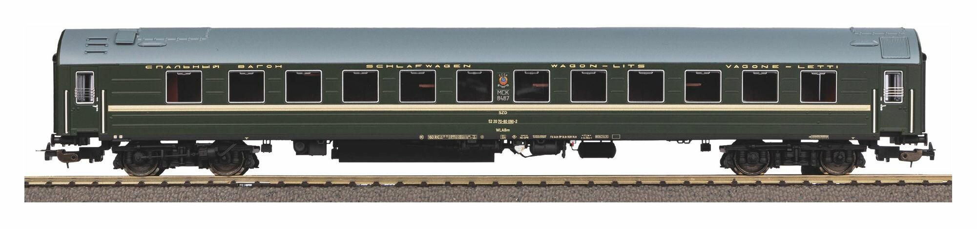 58556 Piko Пассажирский вагон Y-Wagen WLABm, SZD , Epoche IV H0 1/87