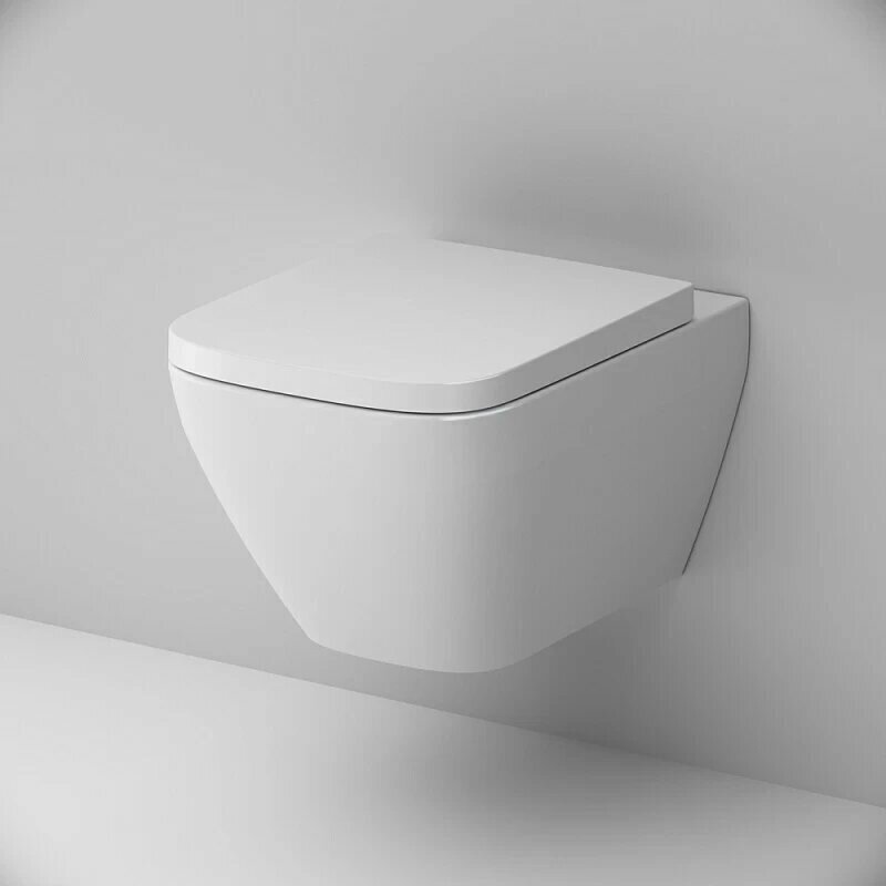 фото Унитаз Am.Pm Spirit V2.0 Square C701701SC с сиденьем м/лифт