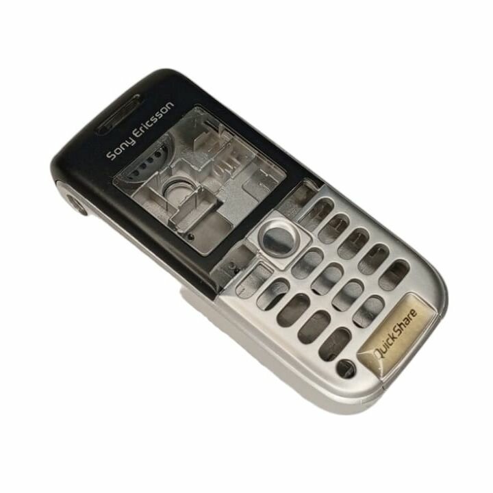 Корпус для Sony Ericsson K300 (Цвет: серебро/черный)