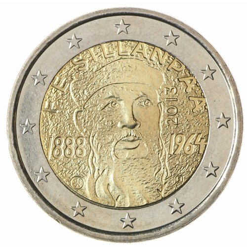 Финляндия 2 евро 2013 Франс Эмиль Силланпяя монета 2 евро эмиль силланпяя финляндия 2013 г в unc