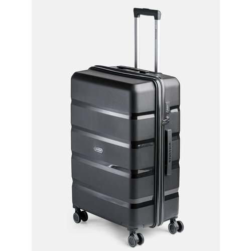 фото Чемодан mironpan, 97 л, размер l, черный