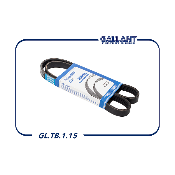 GALLANT GLTB115 ремень поликлиновый 5pk1110 largus Renault (Рено) logan