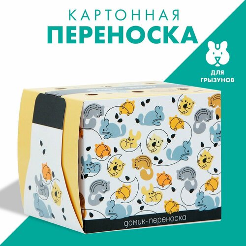 Домик-переноска для птиц и грызунов «Мышата»