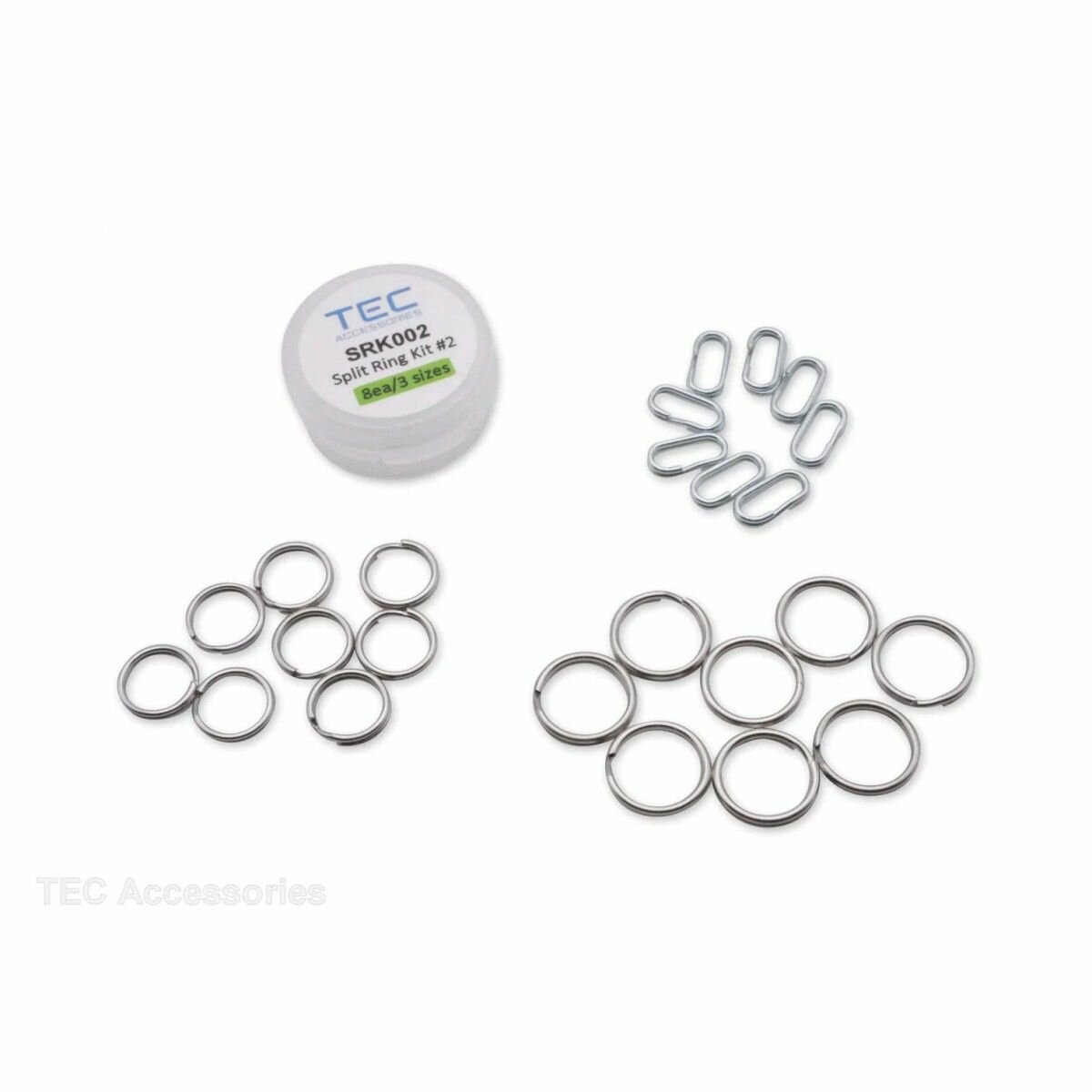 Набор колец для ключей и аксессуаров № 2 TEC Accessories Split Ring Kit