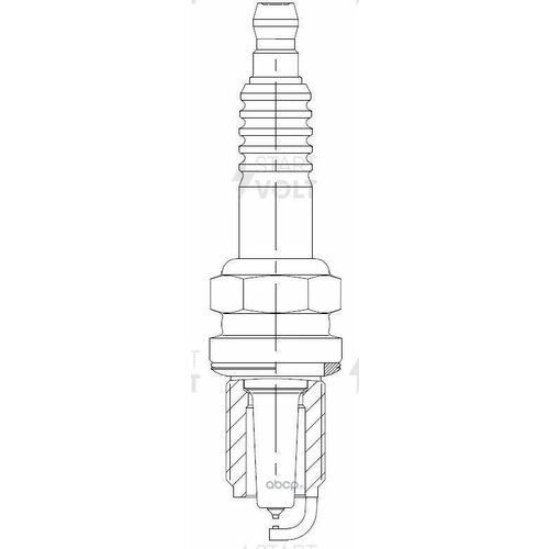 Свеча зажигания (1 шт) Subaru Outback (03-) 2.5T/Hyundai Sonata EF (01-) STARTVOLT VSP 2204