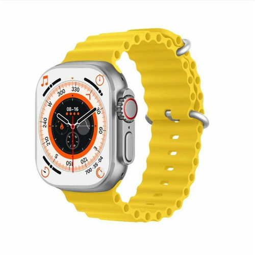Смарт-часы Hiwatch PRO T10 Ultra Infinite (Wireless Charging) (желтый)