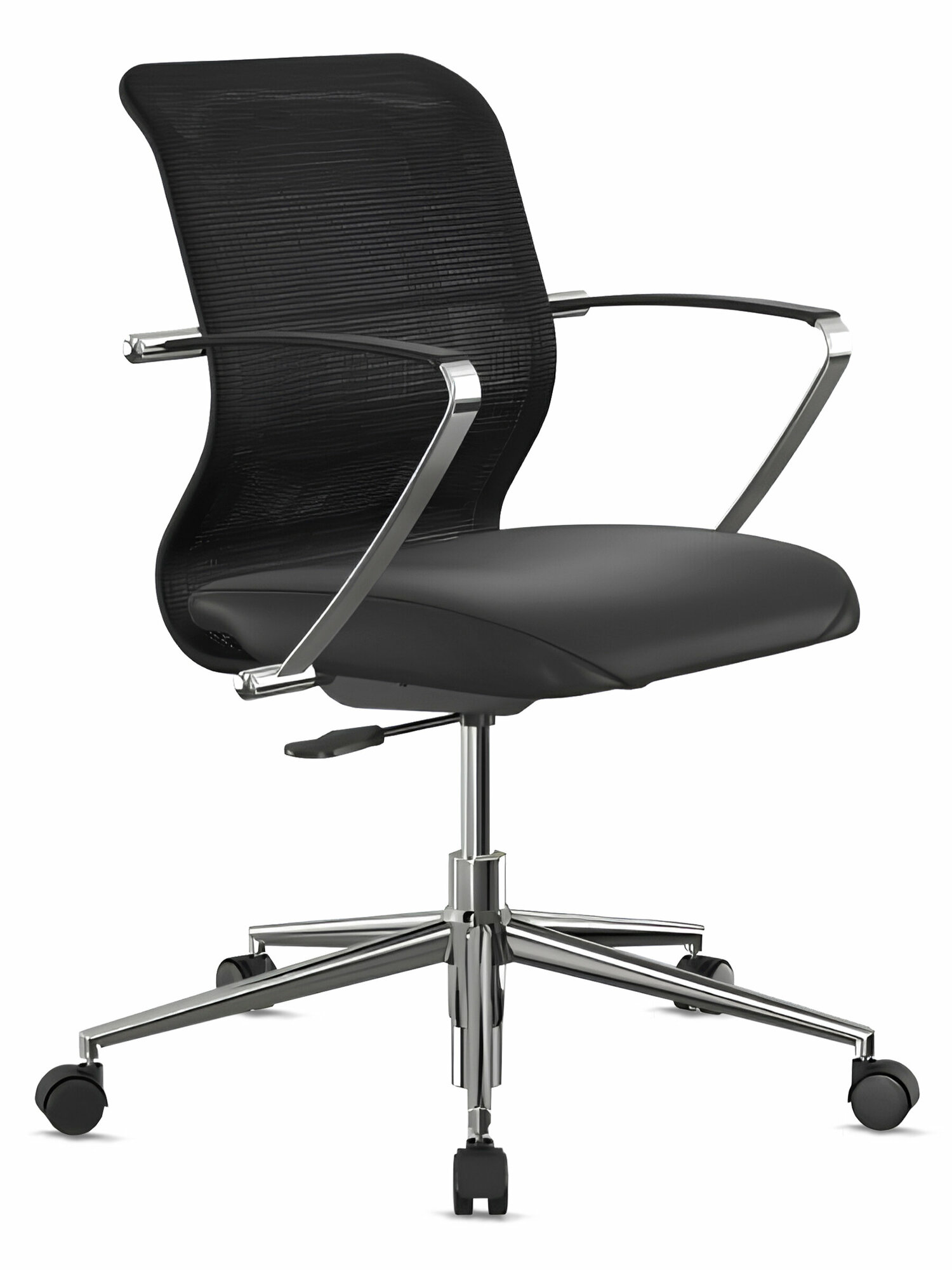 Кресло офисное METTA ErgoLife Sit 8 M4-9K - X2+Extra, черный / Компьютерное кресло для начальника, менеджера, для дома