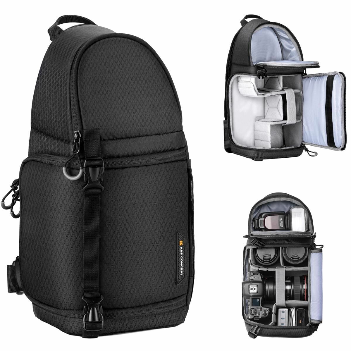 Сумка-рюкзак водонепроницаемая для камеры K&F Concept Messenger 10 л (KF13.141)