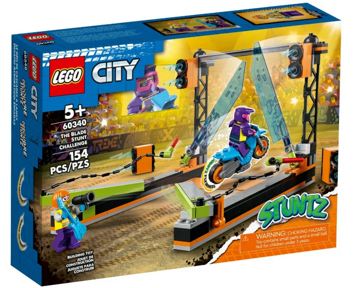 Конструктор LEGO City 60340 The Blade Stunt Challenge, 154 дет.