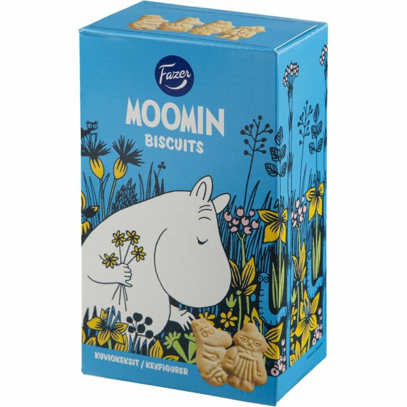 Печенье бисквитное Fazer Moomin biscuits Муми-Тролль 175 г (из Финляндии)