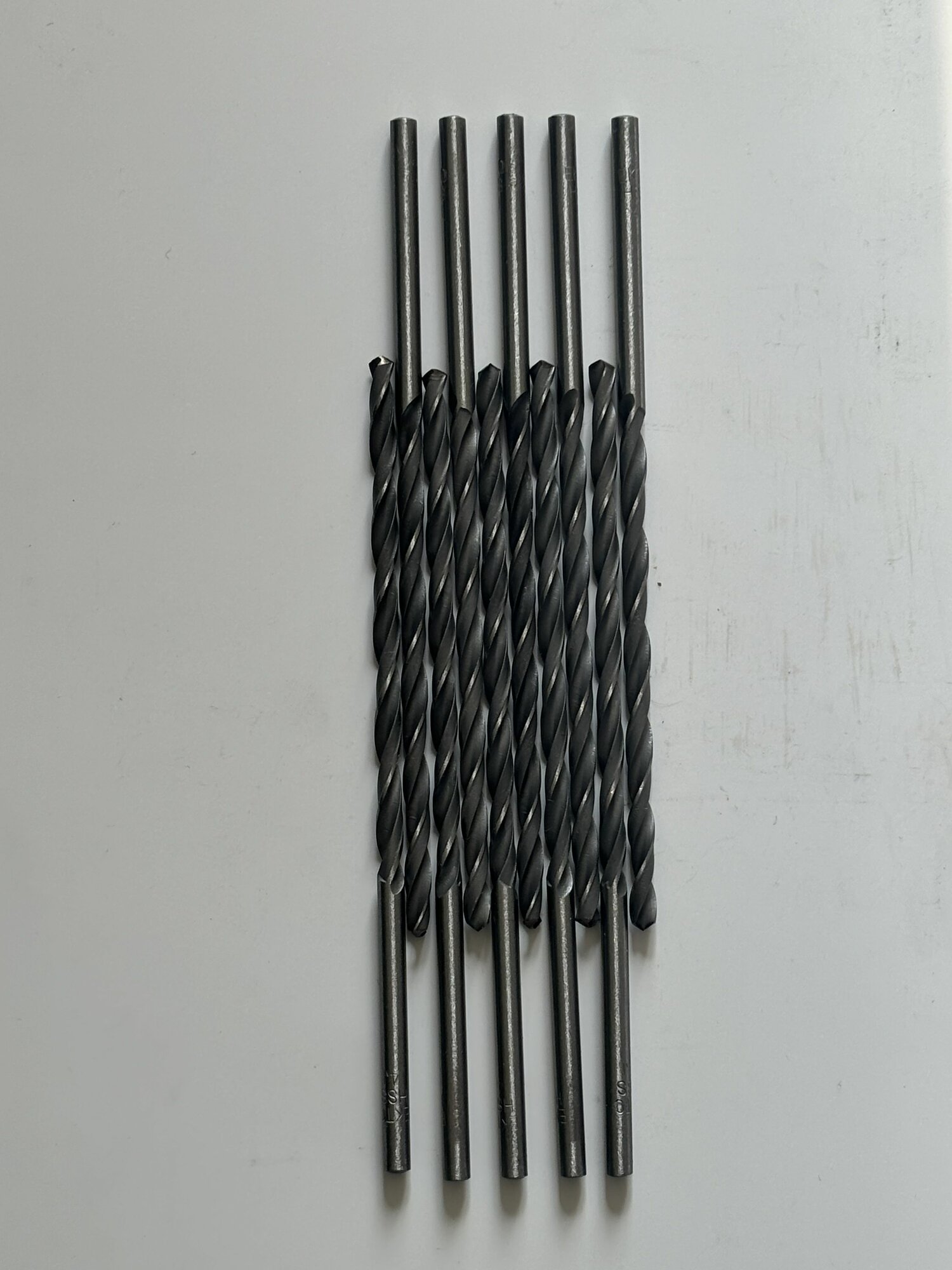 Набор сверл по металлу удлинённых HSS 3,1 мм цилиндрический хвостовик EKTO (10 шт)