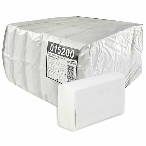 Полотенца бумажные ддисп Zсл 1сл белые 200л 15пачуп Элементари 1802₽