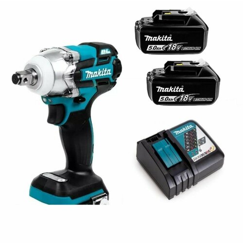 Аккумуляторный ударный гайковерт Makita DTW285RT2 18V Li-Ion 2х5Ач зу 49403₽