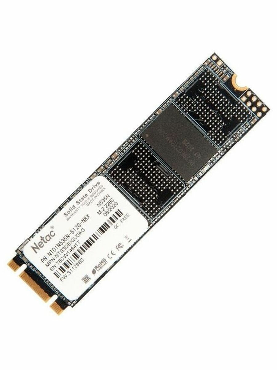 SSD жесткий диск M.2 NETAC NT01N535N-512G-N8X, 512 ГБ