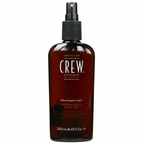 American Crew Classic Medium Hold Spray Gel Спрей-гель для волос средней фиксации 250мл american crew finishing spray финишный спрей с защитой от влаги и средней фиксации 500мл