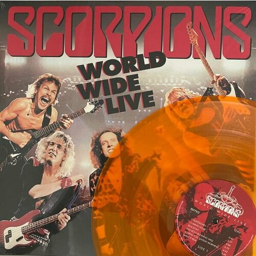 Scorpions – World Wide Live (Orange Transparent Vinyl) виниловые пластинки bmg scorpions world wide live 3lp