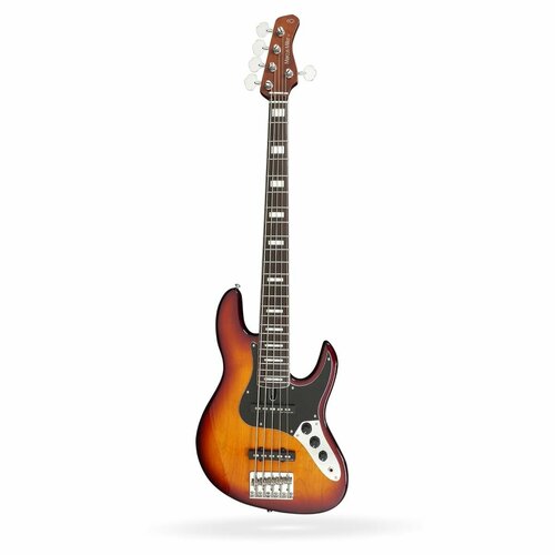 Sire V-5 24-5 TS 5-струнная бас-гитара, форма Jazz Bass, санберст miller j qbq