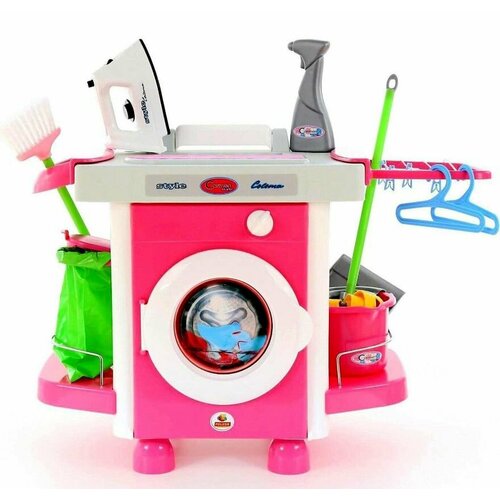 Игровой набор Carmen 5 детская бытовая техника с аксессуарами для уборки сюжетно-ролевая игра для девочек по методике Монтессори 10396₽