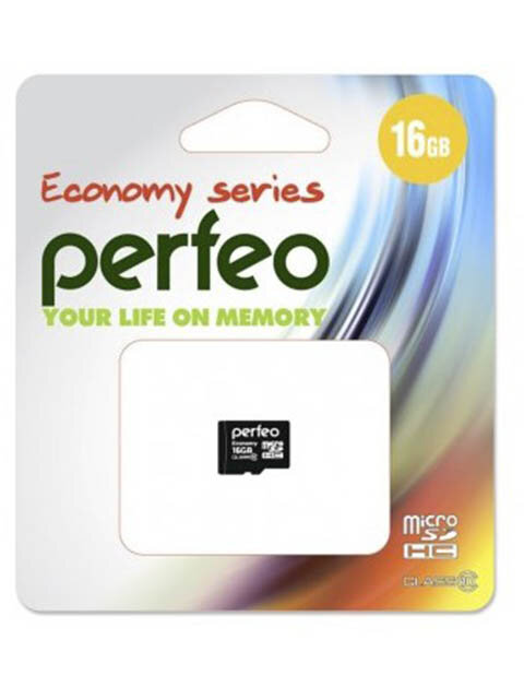 Карта памяти Perfeo microSD 16GB High-Capacity (Class 10) w/o Adapter economy series (PF16GMCSH10ES) - фото №7