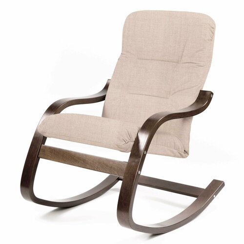 Кресло -качалка Эйр NEW арт. М189-МТ011-23 2 уп. (каркас венге 1уп, сиденье Латте 1 уп.)