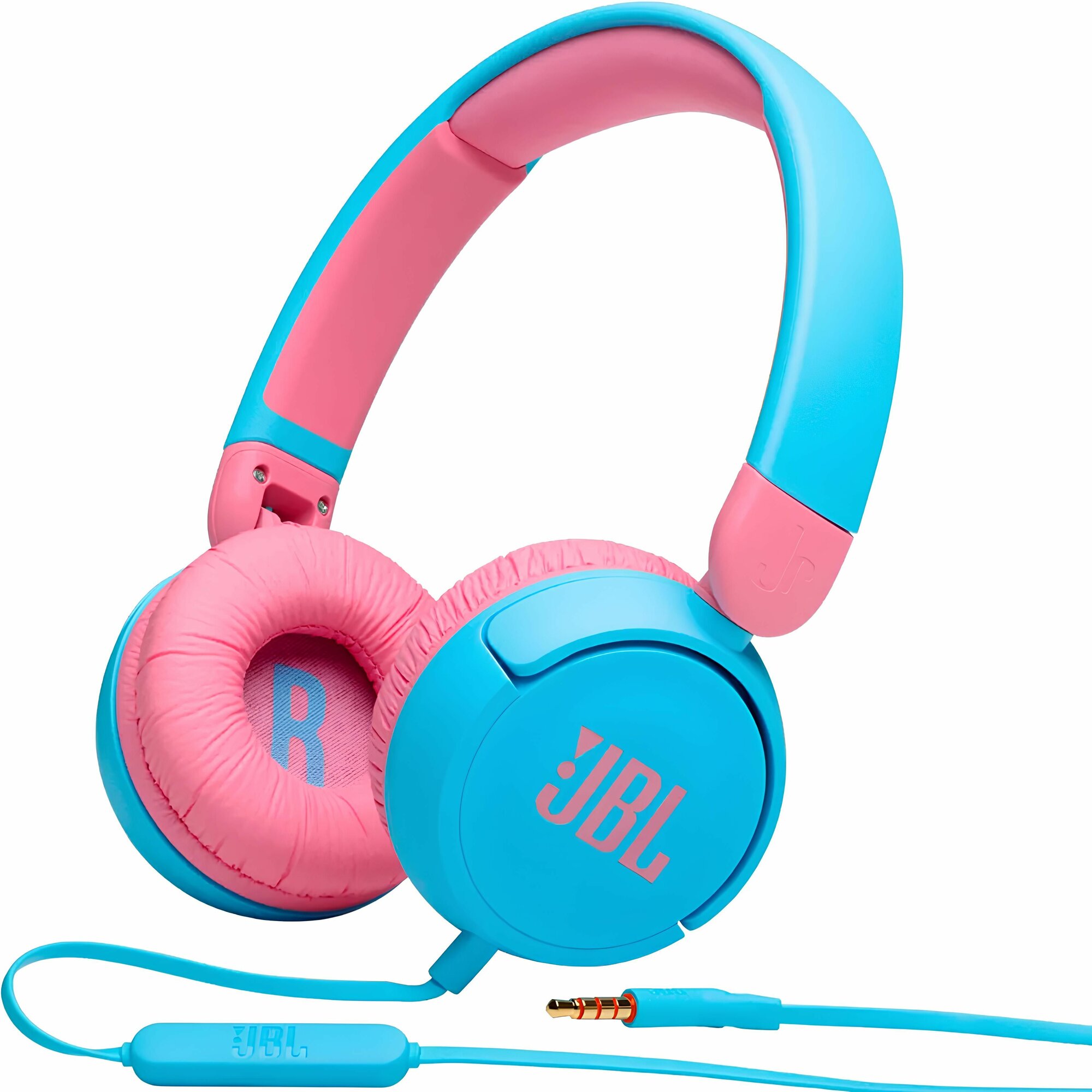 Наушники проводные детские с микрофоном JBL Junior JR 310 BLUE синий