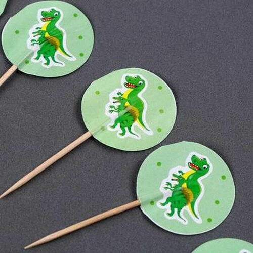 Шпажки Динозаврик в наборе 24 шт 500₽