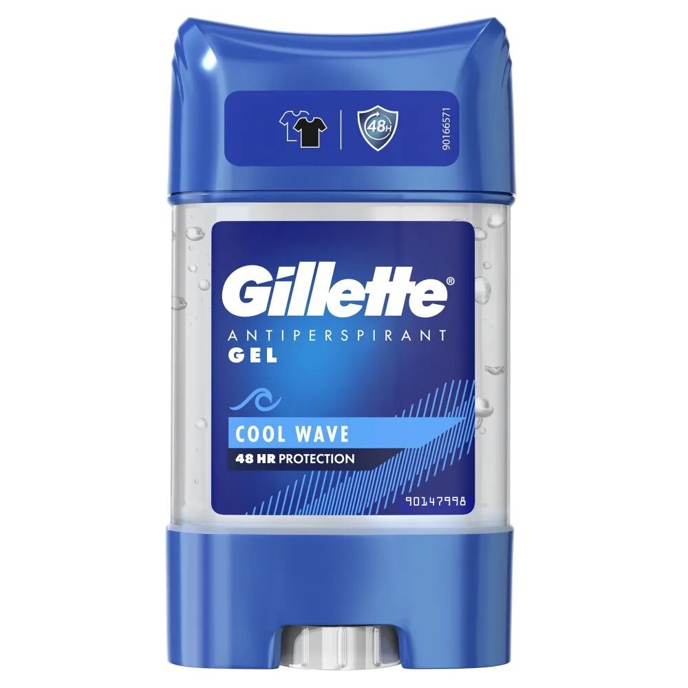Гелевый дезодорант-антиперспирант Gillette COOL WAVE 48Ч, 70мл