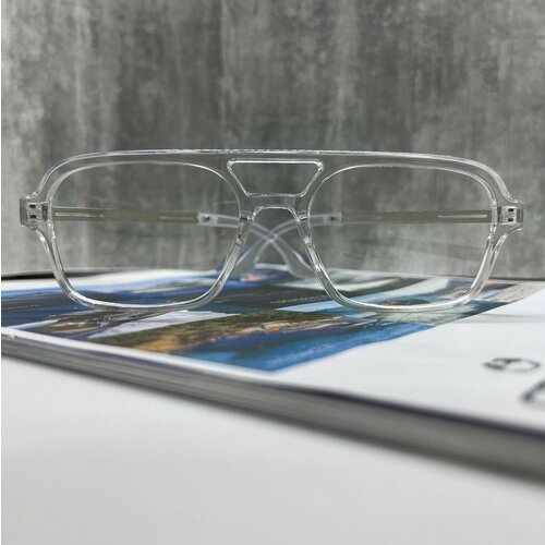 Солнцезащитные очки , бесцветный, серебряный