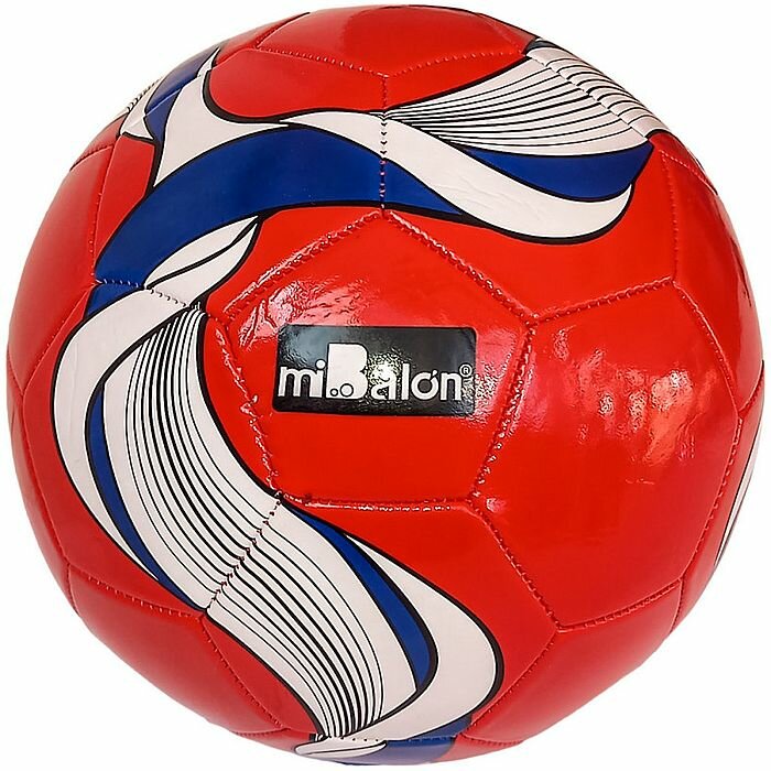 Мяч футбольный MIBALON (№5, 3-слоя PVC 1. 6, 280 гр) (красный)
