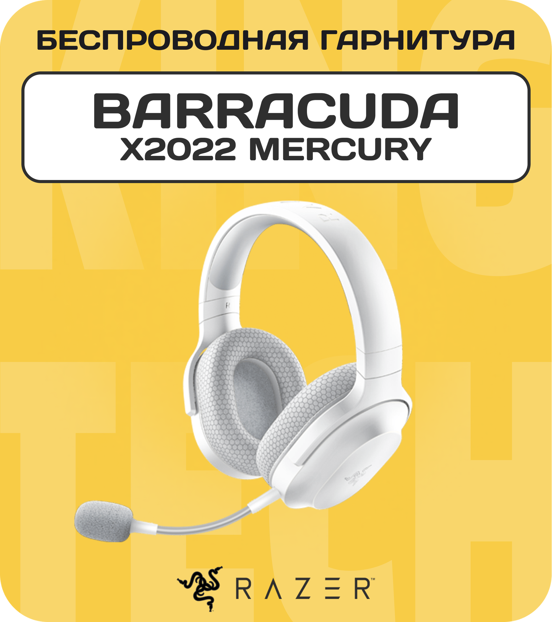 Беспроводные наушники Razer Barracuda X 2022 (Mercury)