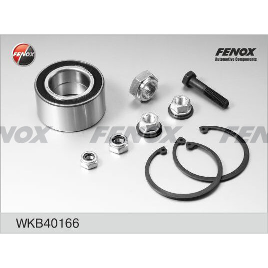 Комплект подшипника ступицы колеса, FENOX WKB40166 (1 шт.)