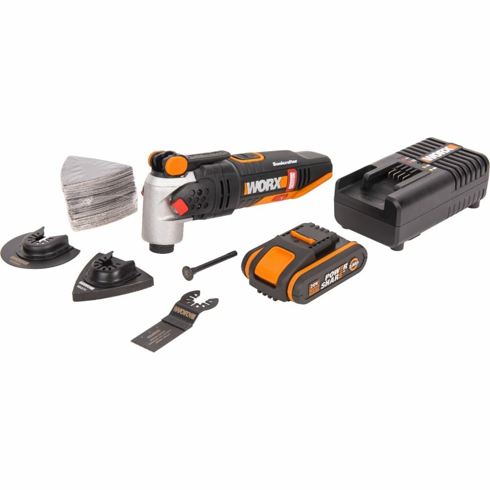 Реноватор аккумуляторный WORX WX693.9 20В бесщеточный без АКБ и ЗУ коробка