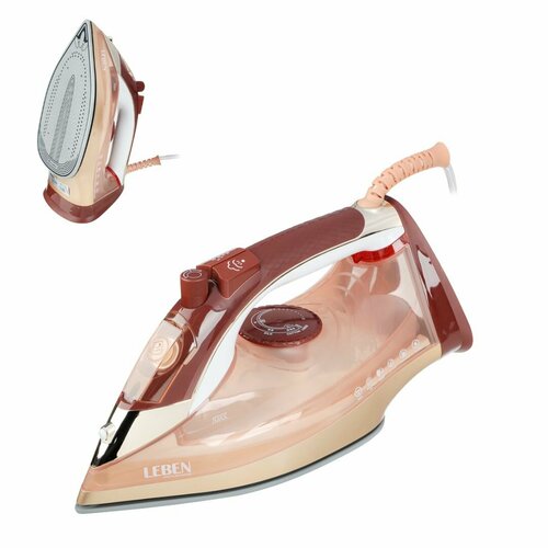 Утюг с отпаривателем 2200 Вт керамика антикапля антинакипь очистка автовыкл бак 480 мл 232200₽