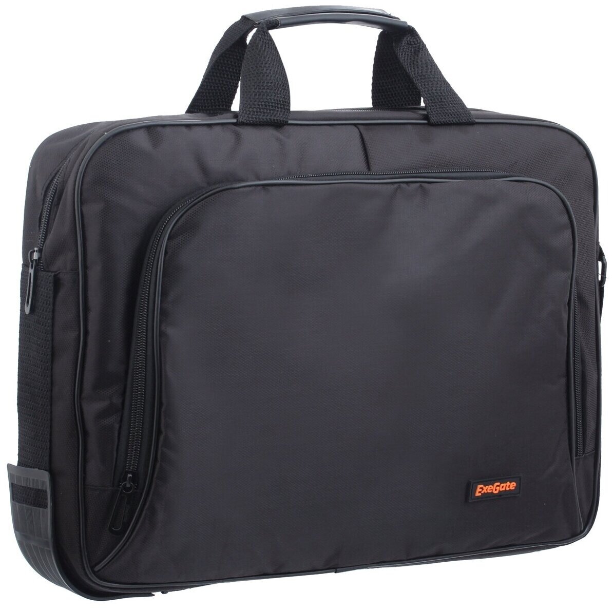 Сумка для ноутбука 15,6" EXEGATE Office F1596 Black, черная, полиэстер