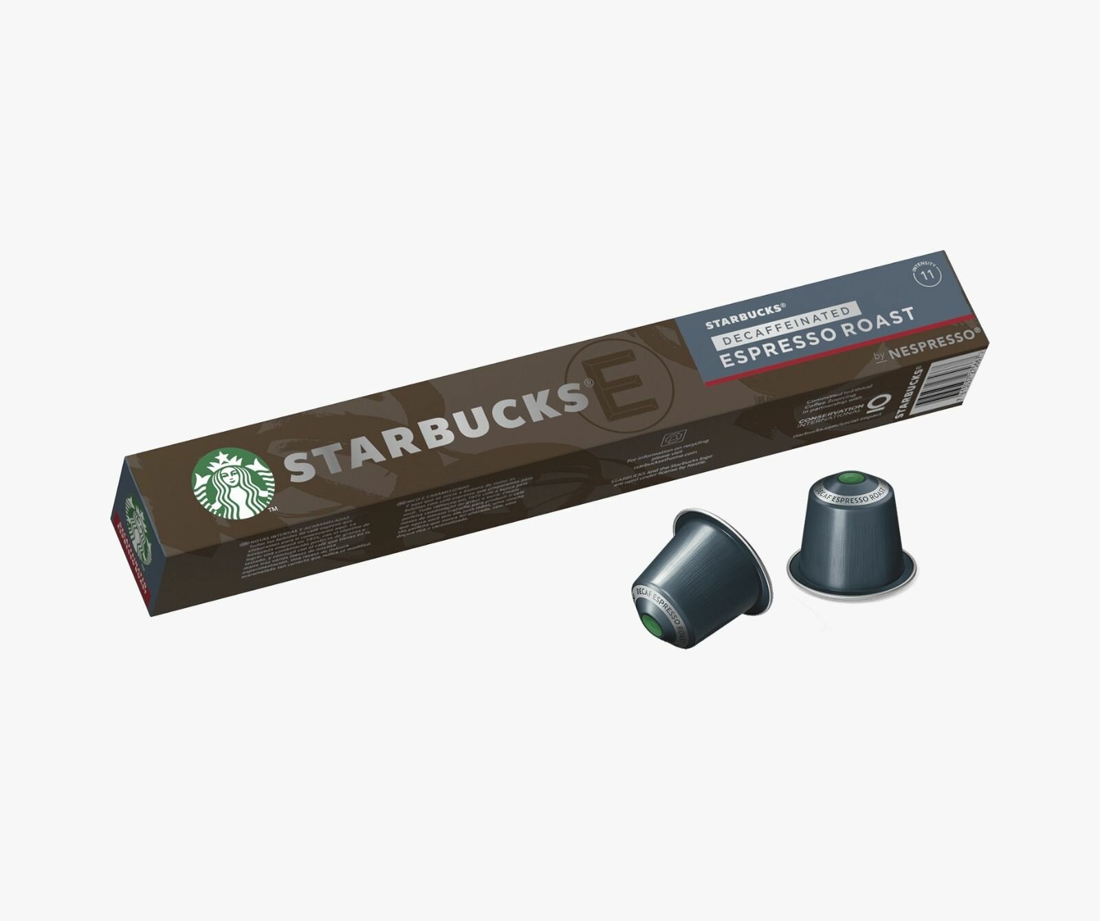 Кофе в капсулах Nespresso Starbucks Decaffeinated Espresso Roast, 10 капсул - фотография № 16