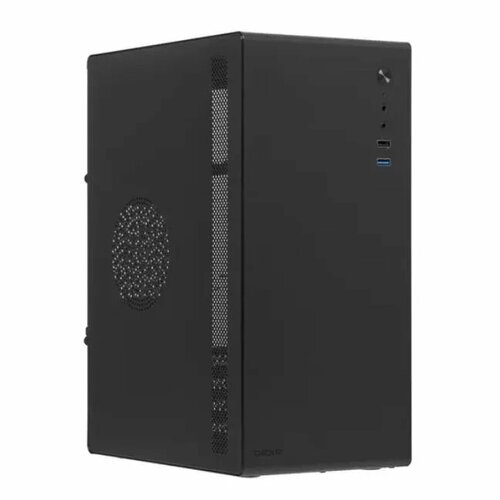 Компьютерный корпус DEXP DCV-200B (V200-B) черный - Mini Tower, Micro-ATX, USB 2.0 Type-A, USB 3.2 Gen 1 Type-A