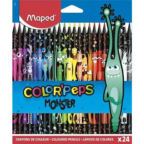 Карандаши цветные для рисования набор 24 штук