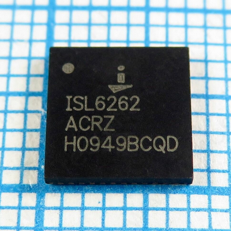 ISL6262A ISL6262ACRZ - Двухфазный ШИМ контроллер питания процессора с протоколом управления Intel® IMVP-6+