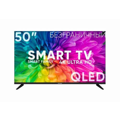 QLED-телевизор SOUNDMAX SM-QLED50T21SU черный