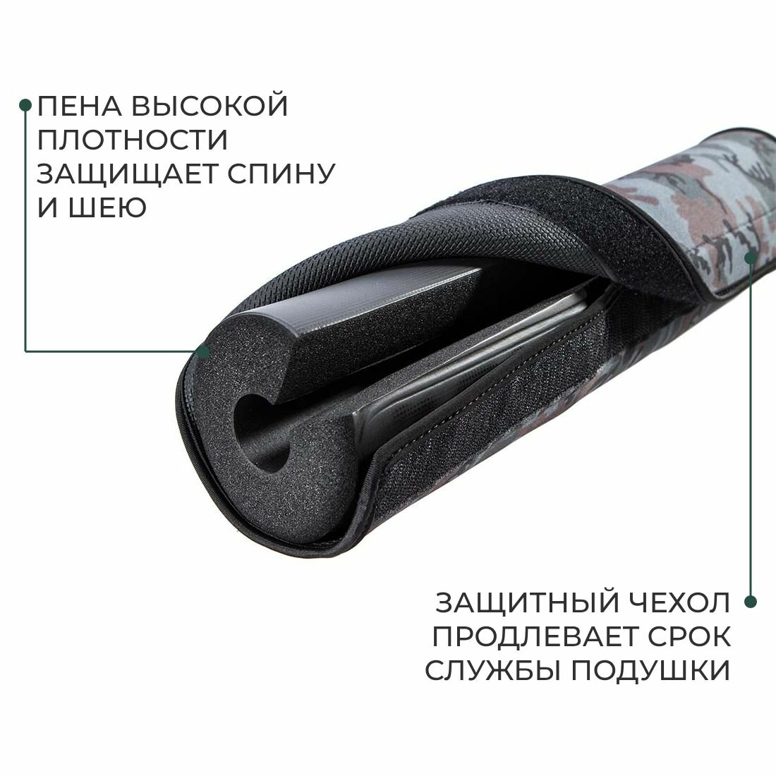 Накладка на гриф штанги LivePro Barbell Pad неопреновая, универсальная — фото 1