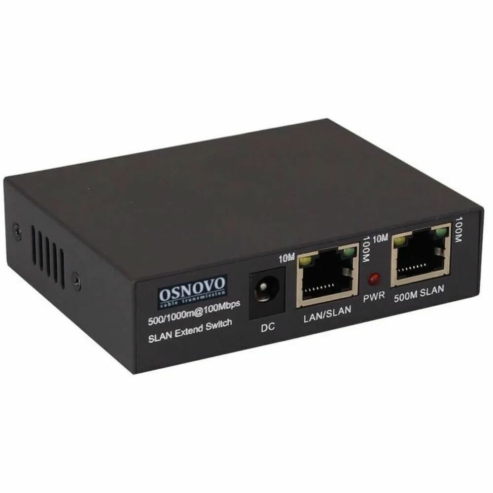 Удлинитель Fast Ethernet Osnovo E-IP1(800m)