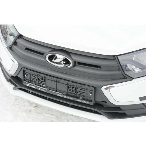 Зимняя заглушка решетки радиатора из АБС пластика для Lada Granta Fl, Гранта Фл (с 2018г. в.-н. в.)