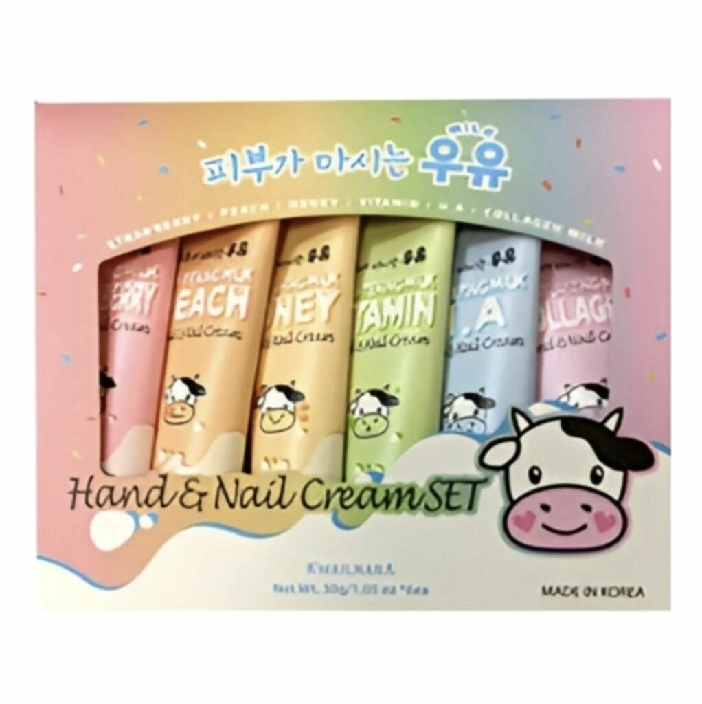 WELCOS Набор крем для рук и ногтей Kwailnara Hand & Nail Cream Set