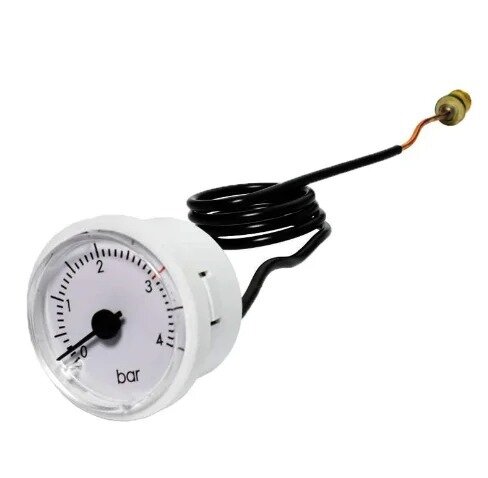 фото Манометр системы отопления для котлов Ariston BS/BS II, CLAS, EGIS, GENUS, MATIS, CEWAL Италия, применим как арт.65104234/.65104726